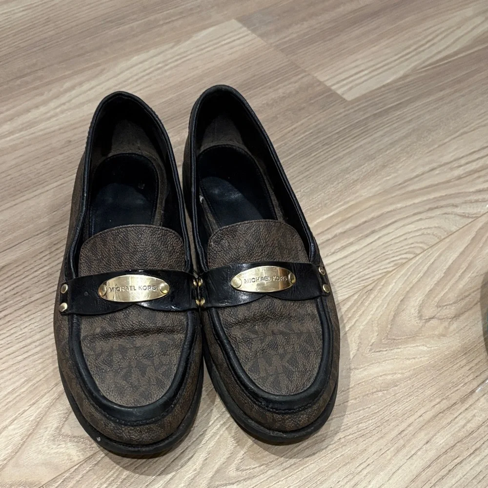 Michael Kors Brown Loafers size 7 - Picture 2 of 7